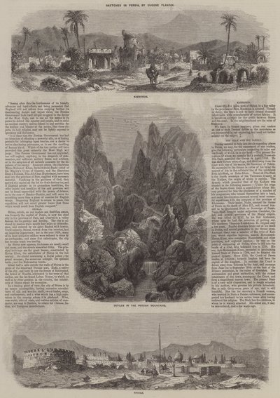 Esquisses en Perse - Eugene Flandin